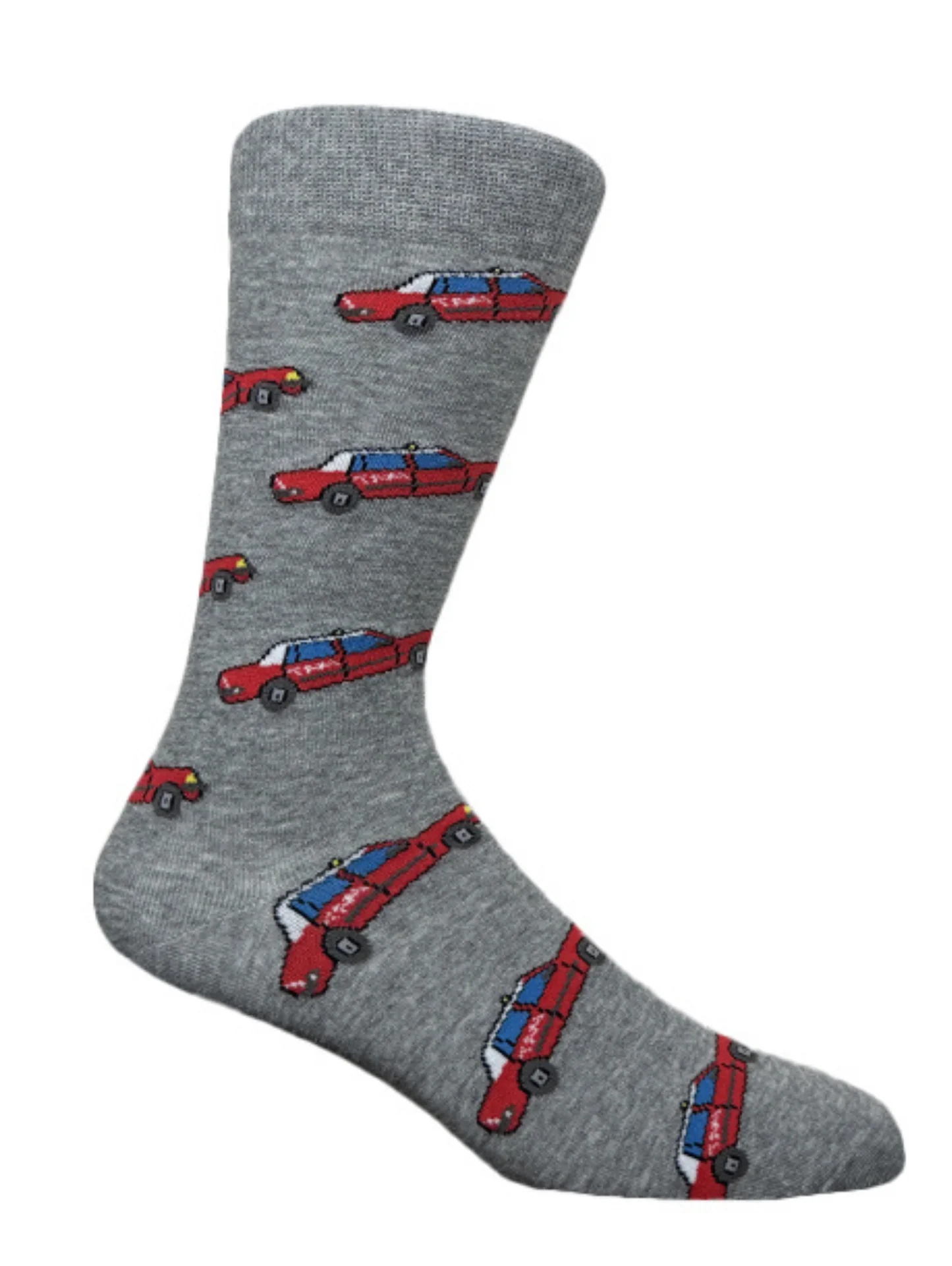 Happy fun cotton socks featuring Hong Kong taxi print – unisex socks by The Sockist, Sweden