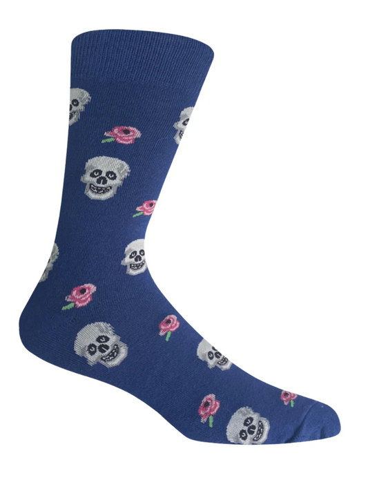 The Sockist cotton-blend socks in vibrant patterns, designed for sensitive feet. Soft, breathable, and ideal for office or casual wear.

